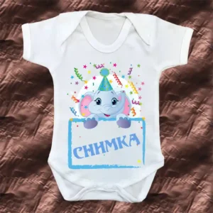 Персонализирано бебешко боди със снимка и надпис